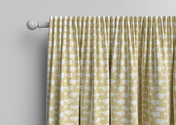 Whaling Around, Amber - Made to Measure Curtains - Image 10